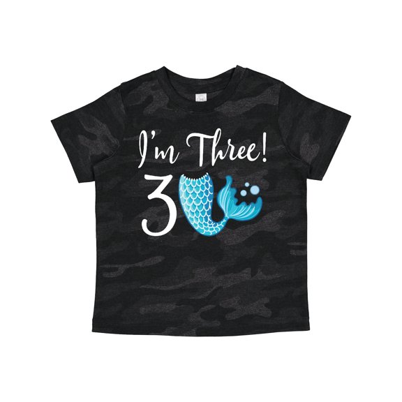Inktastic 3rd Birthday Mermaid Party Girls Toddler T-Shirt