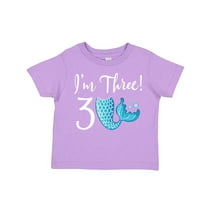 Inktastic 3rd Birthday Mermaid Party Girls Toddler T-Shirt