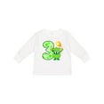 thumbnail image 1 of Inktastic 3rd Birthday Monster Boys or Girls Long Sleeve Toddler T-Shirt, 1 of 5