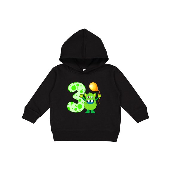 Inktastic 3rd Birthday Monster Toddler Hoodie