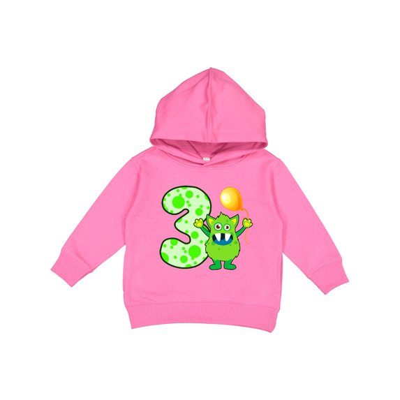 Inktastic 3rd Birthday Monster Toddler Hoodie
