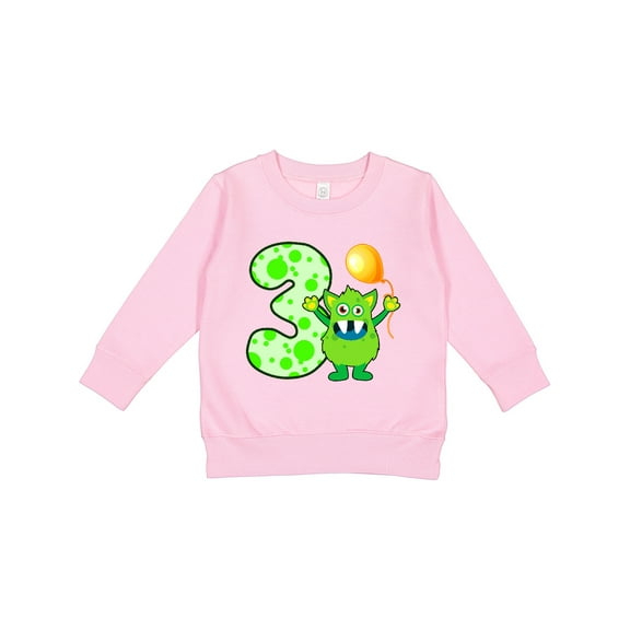 Inktastic 3rd Birthday Monster Toddler Sweatshirt