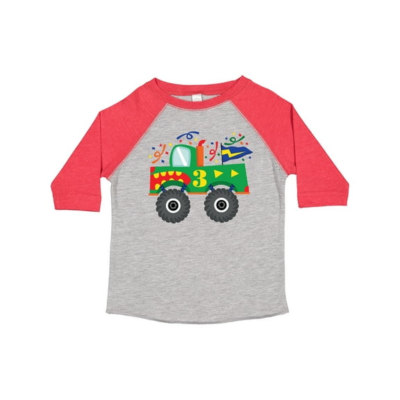 Inktastic 3rd Birthday Truck Boys Toddler T-Shirt