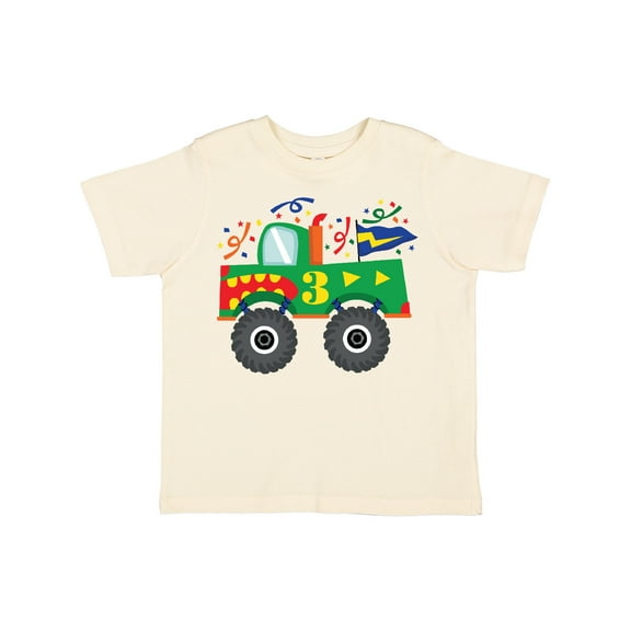 Inktastic 3rd Birthday Truck Boys Toddler T-Shirt