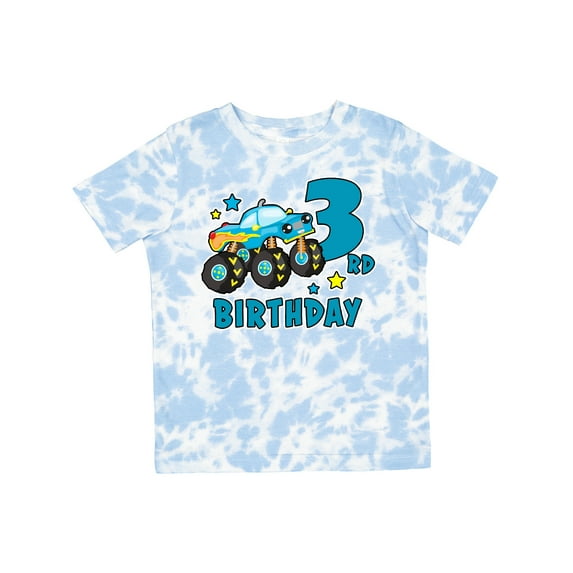 Inktastic 3rd Birthday Monster Truck Boys Toddler T-Shirt