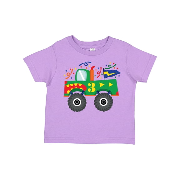 Inktastic 3rd Birthday Truck Boys Toddler T-Shirt