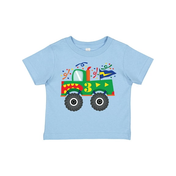 Inktastic 3rd Birthday Truck Boys Toddler T-Shirt