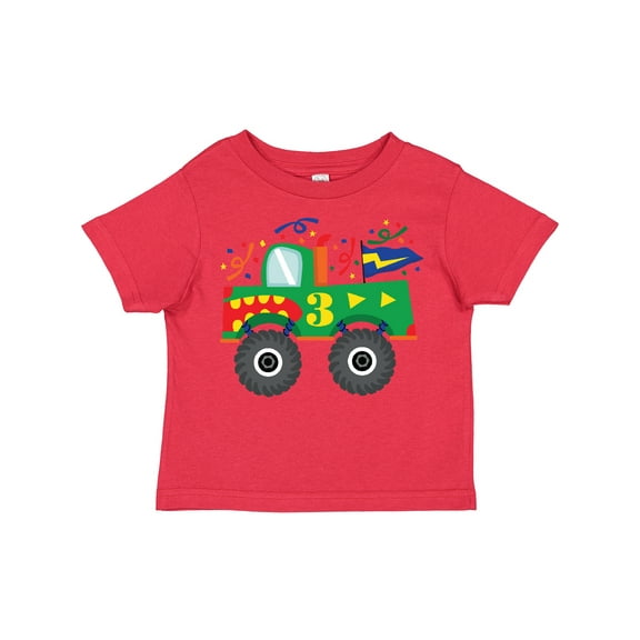 Inktastic 3rd Birthday Truck Boys Toddler T-Shirt