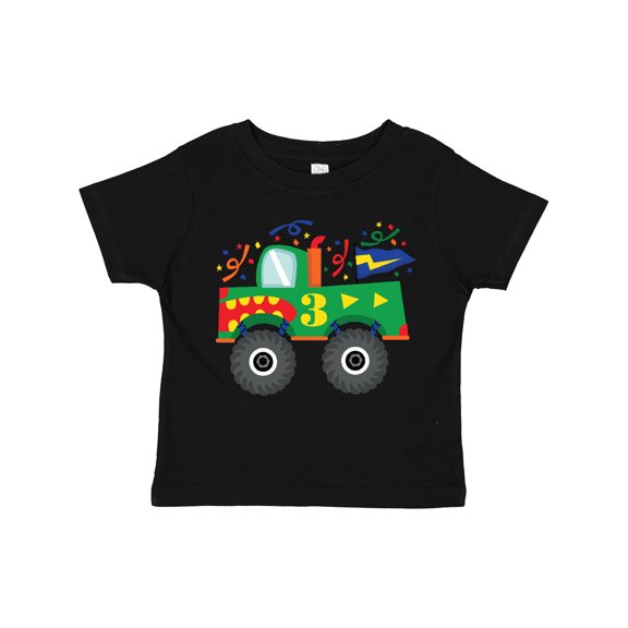 Inktastic 3rd Birthday Truck Boys Toddler T-Shirt
