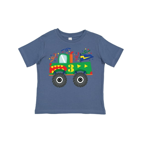 Inktastic 3rd Birthday Truck Boys Toddler T-Shirt