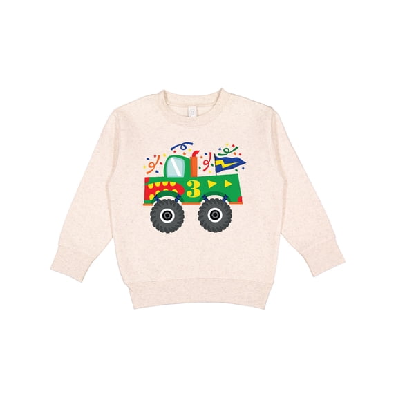 Inktastic 3rd Birthday Truck Toddler Sweatshirt