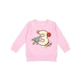 thumbnail image 1 of Inktastic 3rd Birthday Outer Space Theme Toddler Sweatshirt, 1 of 4