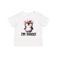 thumbnail image 1 of Inktastic 3rd Birthday Penguin 3 Year Old Girl Girls Toddler T-Shirt, 1 of 5
