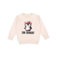 thumbnail image 1 of Inktastic 3rd Birthday Penguin 3 Year Old Girl Toddler Sweatshirt, 1 of 4