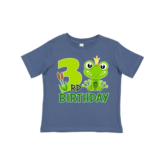 Inktastic 3rd Birthday Prince Frog Boys Toddler T-Shirt