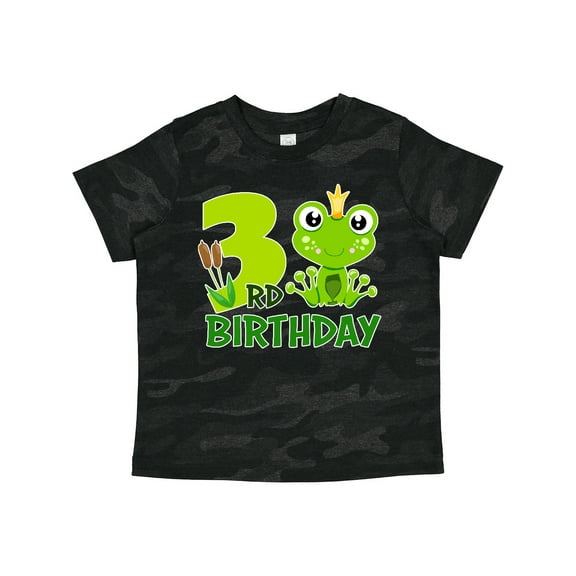 Inktastic 3rd Birthday Prince Frog Boys Toddler T-Shirt