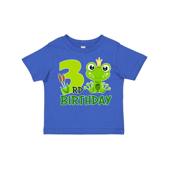 Inktastic 3rd Birthday Prince Frog Boys Toddler T-Shirt