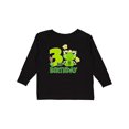 thumbnail image 1 of Inktastic 3rd Birthday Princess Frog Girls Long Sleeve Toddler T-Shirt, 1 of 5