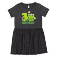 thumbnail image 1 of Inktastic 3rd Birthday Princess Frog Girls Toddler Dress, 1 of 5