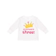 thumbnail image 1 of Inktastic 3rd Birthday Princess I'm Three Girls Long Sleeve Toddler T-Shirt, 1 of 5