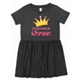 thumbnail image 1 of Inktastic 3rd Birthday Princess I'm Three Girls Toddler Dress, 1 of 5