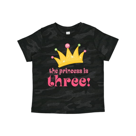 Inktastic 3rd Birthday Princess I'm Three Girls Toddler T-Shirt
