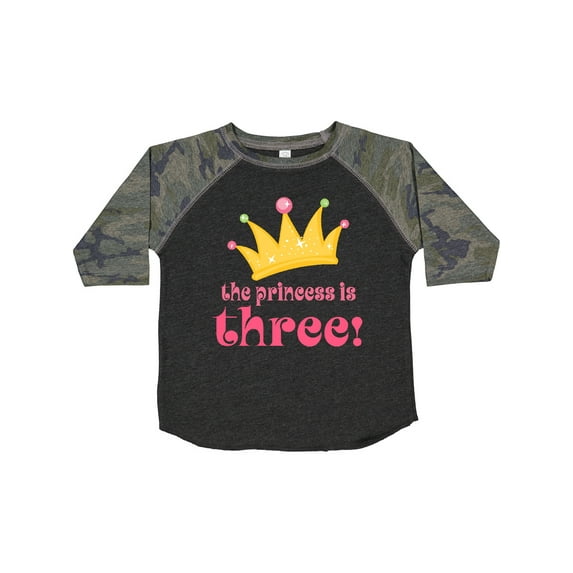 Inktastic 3rd Birthday Princess I'm Three Girls Toddler T-Shirt