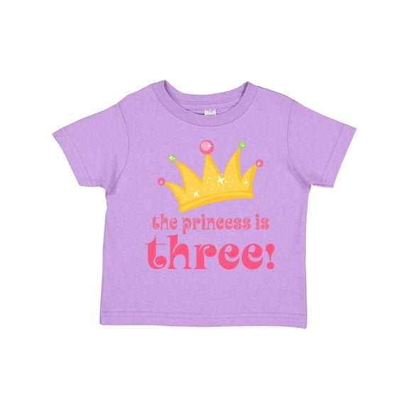 Inktastic 3rd Birthday Princess I'm Three Girls Toddler T-Shirt