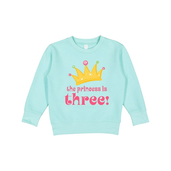 Inktastic 3rd Birthday Princess I'm Three Toddler Sweatshirt