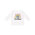 thumbnail image 1 of Inktastic 3rd Birthday Rainbow 3 Year Old Girl Girls Long Sleeve Toddler T-Shirt, 1 of 5