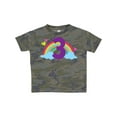thumbnail image 1 of Inktastic 3rd Birthday Rainbow Number 3 Gift Toddler Toddler Girl T-Shirt, 1 of 4