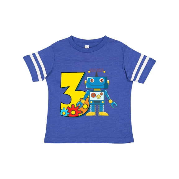 Inktastic 3rd Birthday Robot Boys or Girls Toddler T-Shirt