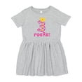 thumbnail image 1 of Inktastic 3rd Birthday Rocks Princess 3 Year Old Girls Toddler Dress, 1 of 5