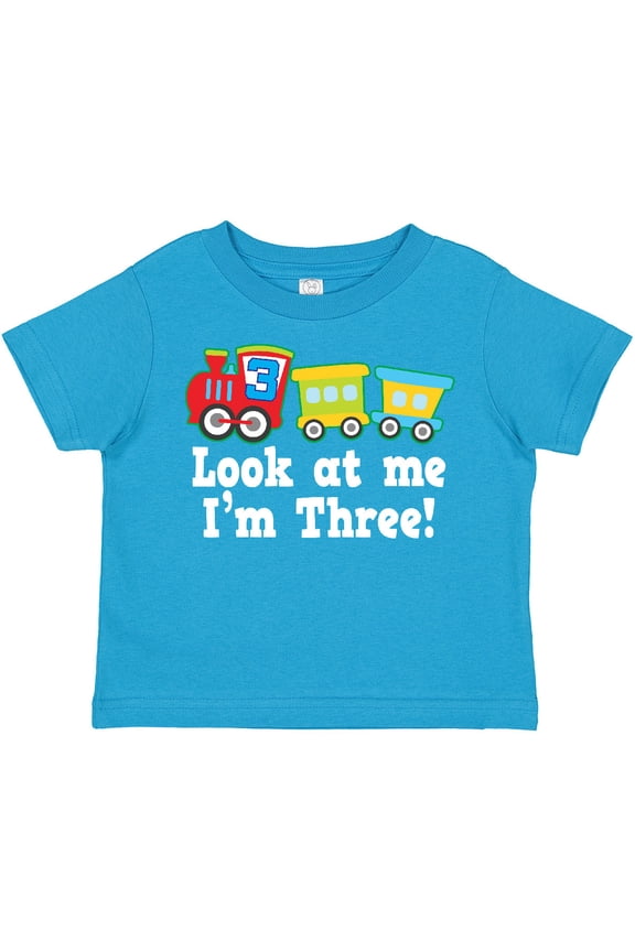 3rd Birthday Train Boys Toddler T-Shirt
