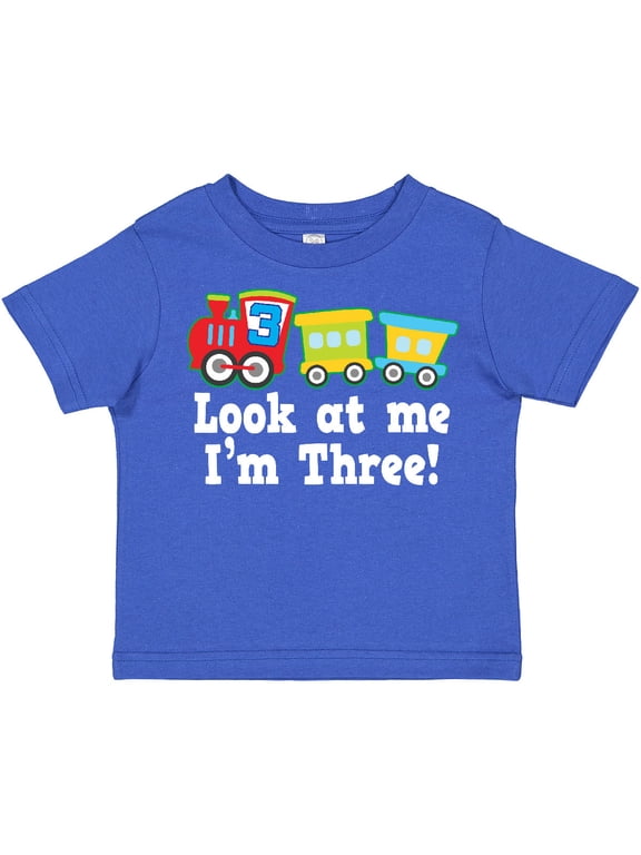 3rd Birthday Train Boys Toddler T-Shirt