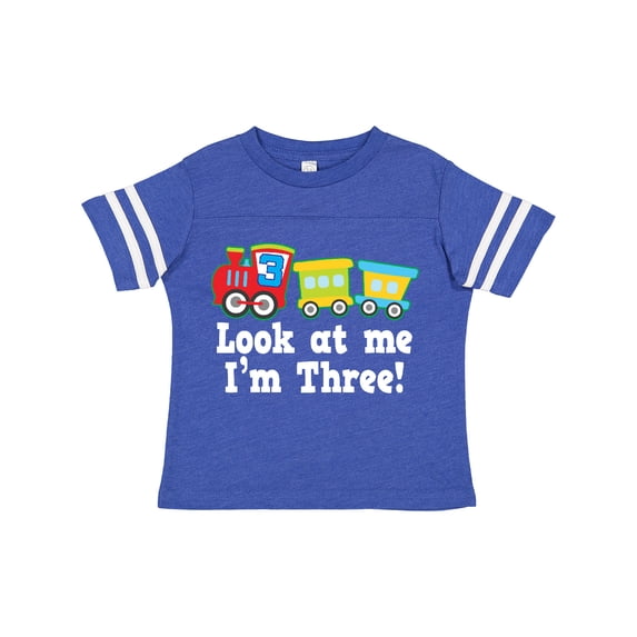Inktastic 3rd Birthday Train Boys Toddler T-Shirt