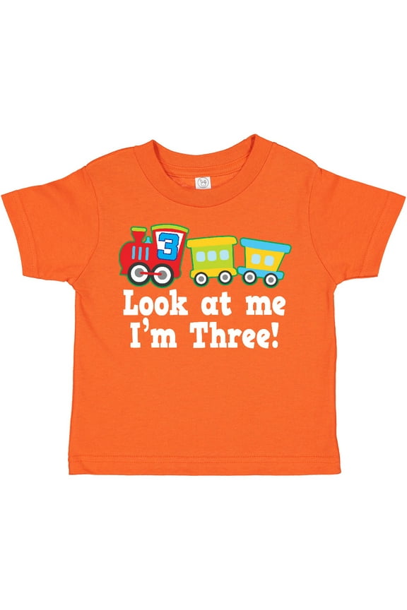 3rd Birthday Train Boys Toddler T-Shirt