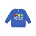 thumbnail image 1 of Inktastic 3rd Birthday Train Toddler Sweatshirt, 1 of 4