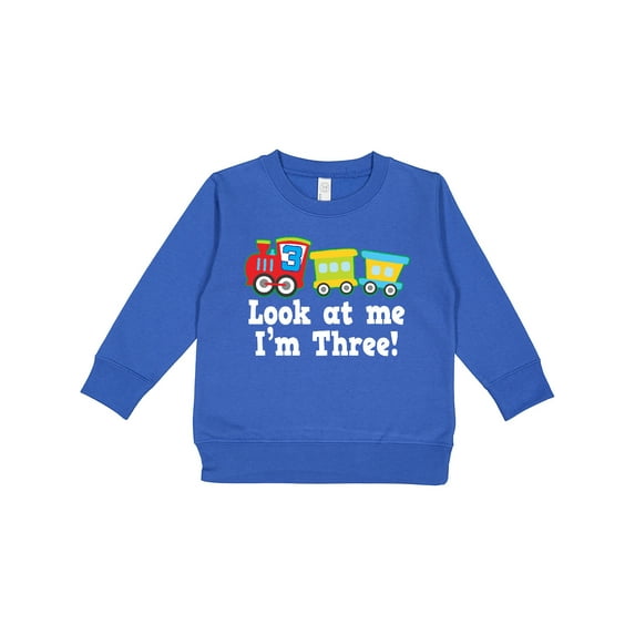 Inktastic 3rd Birthday Train Toddler Sweatshirt