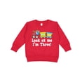 thumbnail image 1 of Inktastic 3rd Birthday Train Toddler Sweatshirt, 1 of 4