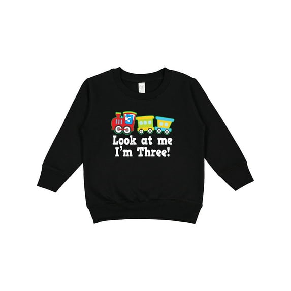 Inktastic 3rd Birthday Train Toddler Sweatshirt