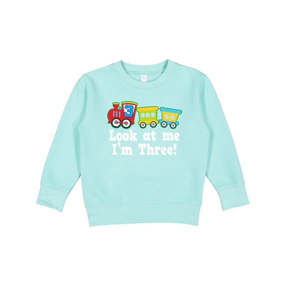 Inktastic 3rd Birthday Train Toddler Sweatshirt