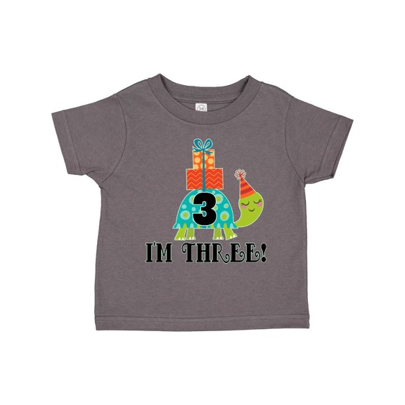 Inktastic 3rd Birthday Turtle 3 Year Old Boys or Girls Toddler T-Shirt