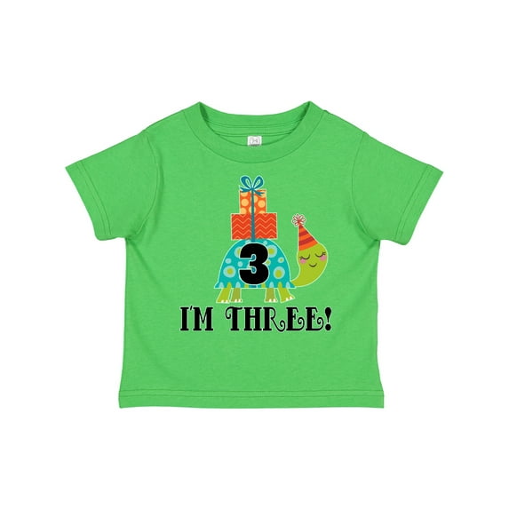 Inktastic 3rd Birthday Turtle 3 Year Old Boys or Girls Toddler T-Shirt