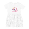 thumbnail image 1 of Inktastic 3rd Birthday Unicorn Girls Toddler Dress, 1 of 5