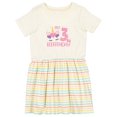 thumbnail image 1 of Inktastic 3rd Birthday Unicorn Girls Toddler Dress, 1 of 5