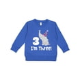 thumbnail image 1 of Inktastic 3rd Birthday Zoo Elephant Childs Toddler Sweatshirt, 1 of 4
