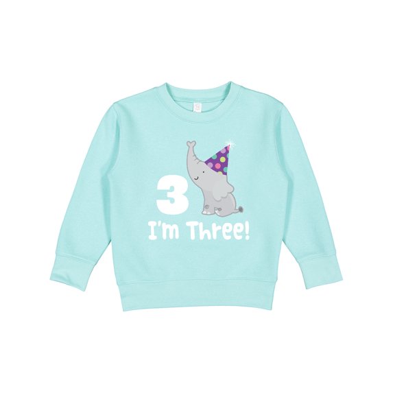Inktastic 3rd Birthday Zoo Elephant Childs Toddler Sweatshirt