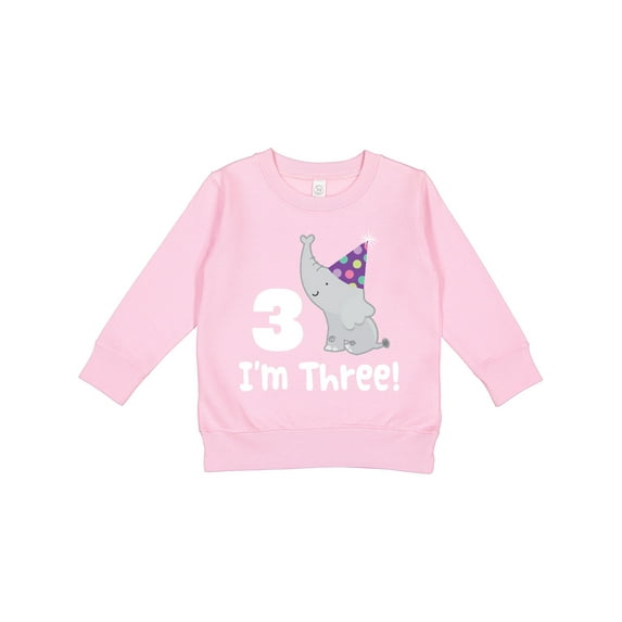 Inktastic 3rd Birthday Zoo Elephant Childs Toddler Sweatshirt