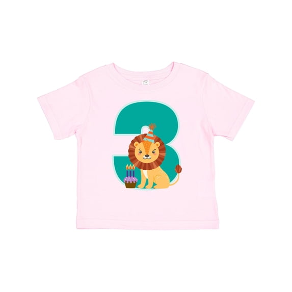 Inktastic 3rd Birthday Zoo Party 3 Year Old Boys or Girls Toddler T-Shirt